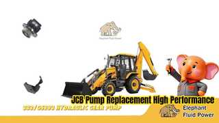ساعت: 333/G5393 پمپ هیدرولیک پارکر تعویض پمپ هیدرولیک JCB 14 CC/REV 7029110042 ویترین