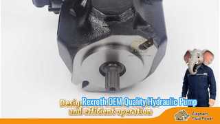 مشاهده دمو پمپ هیدرولیک کنترل با کیفیت OEM Rexroth New Aftermarket A10VSO18 A10VO18 DR