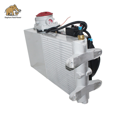 در انبار مخلوط کنکریت خنک کننده روغن رادیاتور 18L 20L 24L 26L فن، برای تولید کامیون مخلوط کنکریت، تعمیر