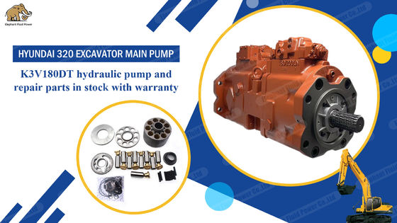 قطعات پمپ هیدرولیک با کیفیت OEM برای Hyundai 320 Excavator K3V180Dt 31N9-10010 پمپ اصلی