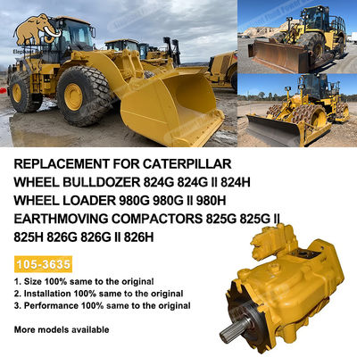 105-3635 مجموعه پمپ هیدرولیک برای Caterpillar 824G 824H 980G 980H با مطابقت دقیق و عملکرد عالی